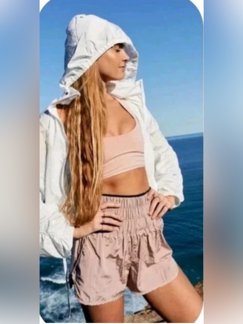 Free People Movement The Way Home Short Satin High Waist Lined - Sz Medium